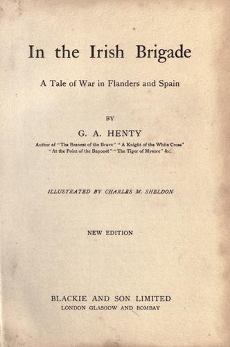 Cover of In the Irish Brigade: A Tale of War in Flanders and Spain
