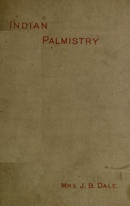 Cover of Indian Palmistry by J. B., Mrs. Dale