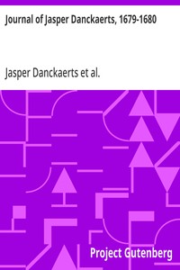 Cover of Journal of Jasper Danckaerts, 1679-1680 by Jasper Danckaerts