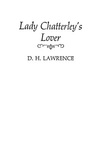 Cover of Lady Chatterley's lover by D. H. (David Herbert) Lawrence