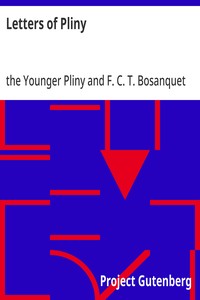 Cover of Letters of Pliny by the Younger Pliny