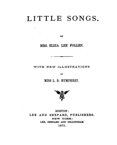 Cover of Little Songs