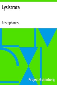 Cover of Lysistrata by Aristophanes