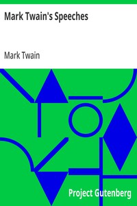 Cover of Mark Twain's Speeches by Mark Twain