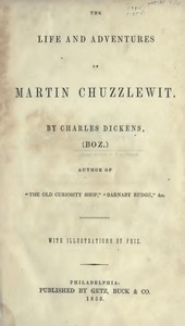 Cover of Martin Chuzzlewit by Charles Dickens