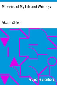 Cover of Memoirs of My Life and Writings by Edward Gibbon