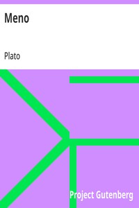 Cover of Meno by Plato
