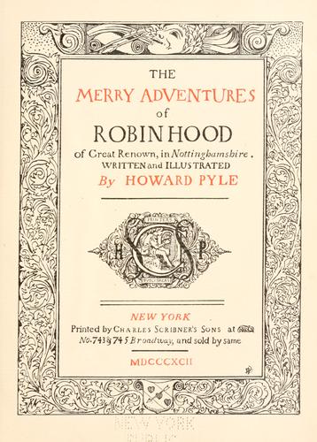 Cover of Merry Adventures of Robin Hood