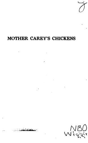 Cover of Mother Carey's Chickens