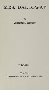 Cover of Mrs. Dalloway by Virginia Woolf