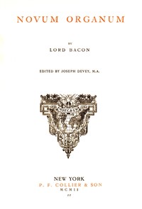 Cover of Novum organum : $b or, True suggestions for the interpretation of nature by Francis Bacon