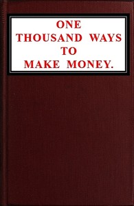 Cover of One Thousand Ways to Make Money by Page Fox