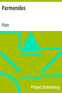 Cover of Parmenides by Plato