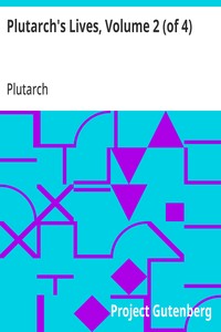 Cover of Plutarch's Lives, Volume 2 (of 4) by Plutarch