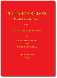 Cover of Plutarch's Lives, Volume 4 (of 4) by Plutarch