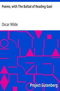 Cover of Poems, with The Ballad of Reading Gaol by Oscar Wilde