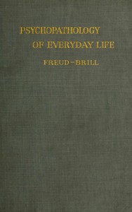 Cover of Psychopathology of Everyday Life by Sigmund Freud