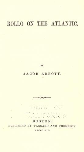 Cover of Rollo on the Atlantic