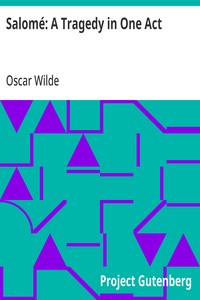 Cover of Salomé: A Tragedy in One Act by Oscar Wilde