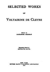 Cover of Selected Works of Voltairine de Cleyre by Voltairine De Cleyre