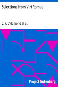 Cover of Selections from Viri Romae by C. F. L'Homond