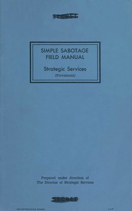 Cover of Simple Sabotage Field Manual by United States. Office of Strategic Services