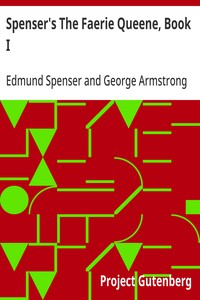 Cover of Spenser's The Faerie Queene, Book I by Edmund Spenser