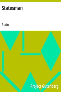 Cover of Statesman by Plato