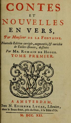 Cover of Tales and Novels of J. de La Fontaine — Volume 12