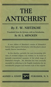 Cover of The Antichrist by Friedrich Wilhelm Nietzsche