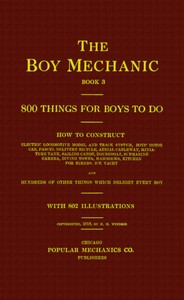 Cover of The boy mechanic, book 3 : $b 800 things for boys to do by Unknown
