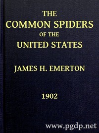 Cover of The Common Spiders of the United States by J. H. (James Henry) Emerton