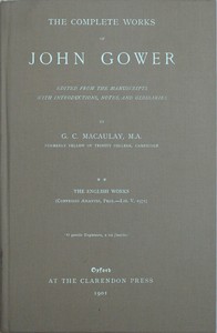 Cover of The complete works of John Gower, volume 2 : $b The English works by John Gower
