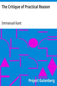 Cover of The Critique of Practical Reason by Immanuel Kant