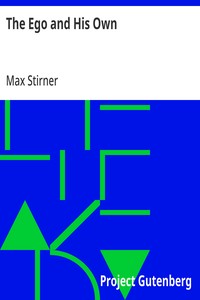Cover of The Ego and His Own by Max Stirner