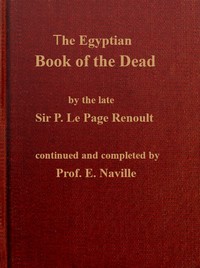 Cover of The Egyptian Book of the dead by Unknown