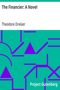 Cover of The Financier: A Novel by Theodore Dreiser