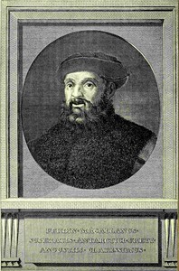 Cover of The first voyage round the world, by Magellan : $b translated from the accounts of Pigafetta, and other contemporary writers by Antonio Pigafetta