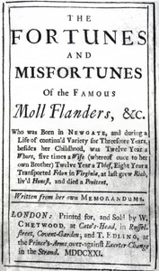 Cover of The Fortunes and Misfortunes of the Famous Moll Flanders by Daniel Defoe