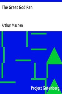 Cover of The Great God Pan by Arthur Machen