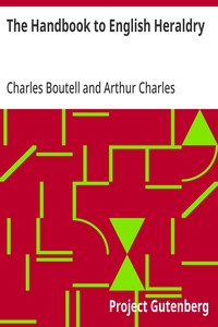 Cover of The Handbook to English Heraldry by Charles Boutell
