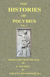 Cover of The Histories of Polybius, Vol. 1 (of 2) by Polybius