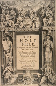 Cover of The King James Version of the Bible by Unknown