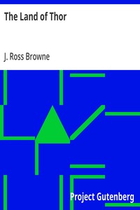 Cover of The Land of Thor by J. Ross (John Ross) Browne