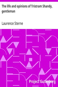 Cover of The life and opinions of Tristram Shandy, gentleman by Laurence Sterne