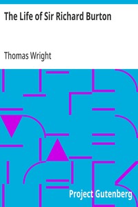 Cover of The Life of Sir Richard Burton by Thomas Wright