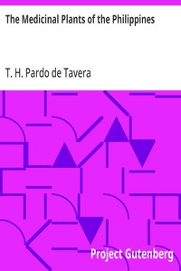 Cover of The Medicinal Plants of the Philippines by T. H. (Trinidad Hermenegildo) Pardo de Tavera