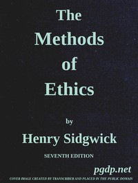 Cover of The Methods of Ethics by Henry Sidgwick