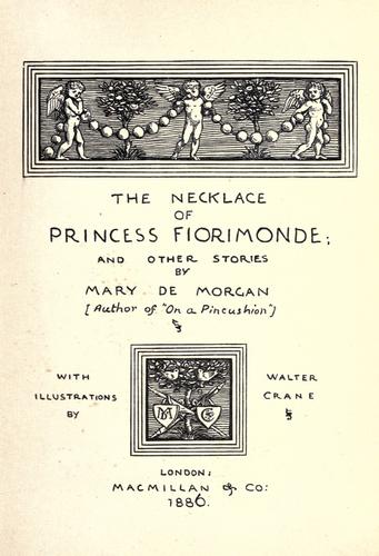 Cover of The Necklace of Princess Fiorimonde, and Other Stories