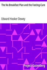Cover of The No Breakfast Plan and the Fasting-Cure by Edward Hooker Dewey